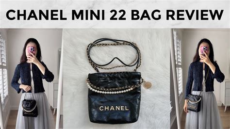 chanel mini 22 brown|Chanel mini 22.